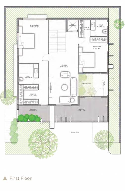  the promenade Floor Plan First Floor Plan