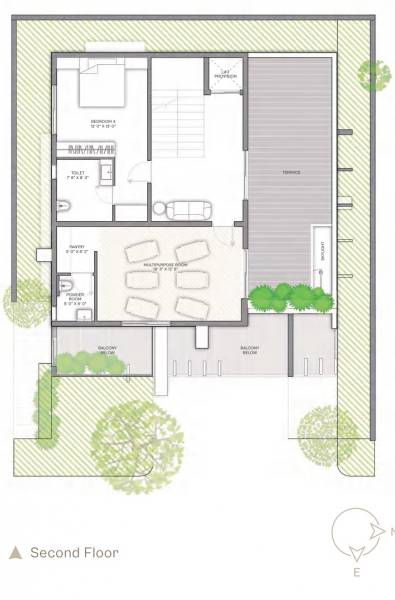  the-promenade Floor Plan Second Floor Plan