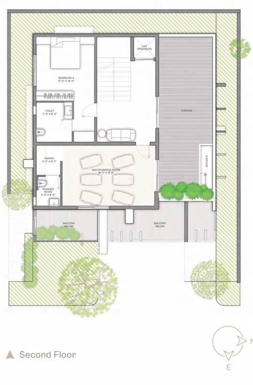  the promenade Floor Plan Second Floor Plan