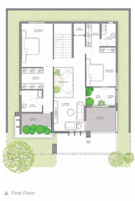  the promenade Floor Plan First Floor Plan