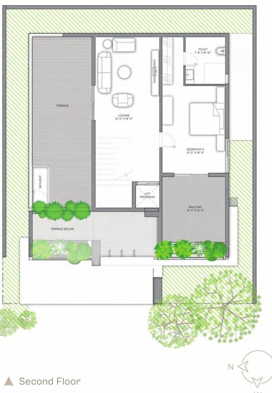  the promenade Floor Plan Second Floor Plan