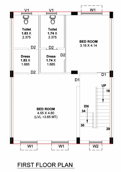  rajvi-garden Floor Plan First Floor Plan