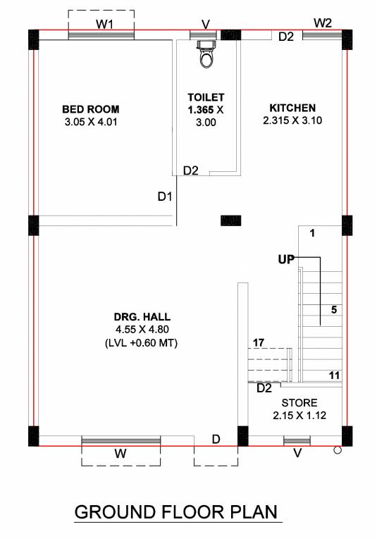  rajvi garden Floor Plan Ground Floor Plan