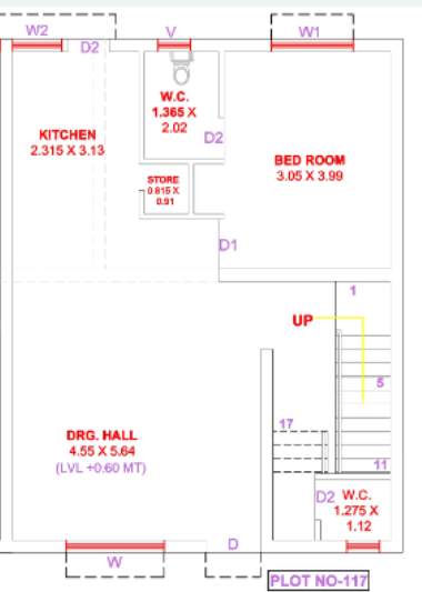  rajvi garden Floor Plan Ground Floor Plan