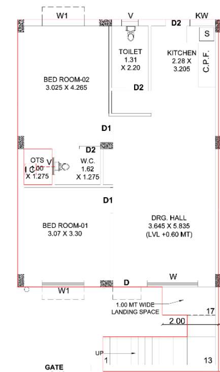  rajvi garden Floor Plan Ground Floor Plan