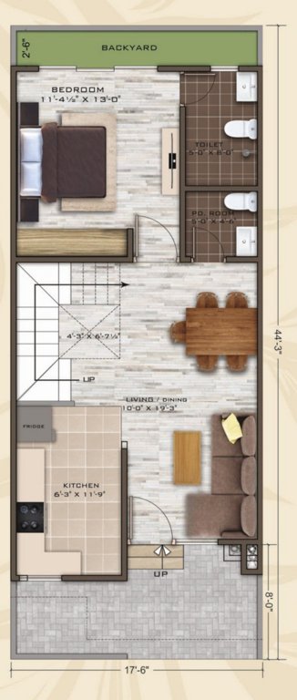  shivala villas Floor Plan Ground Floor Plan