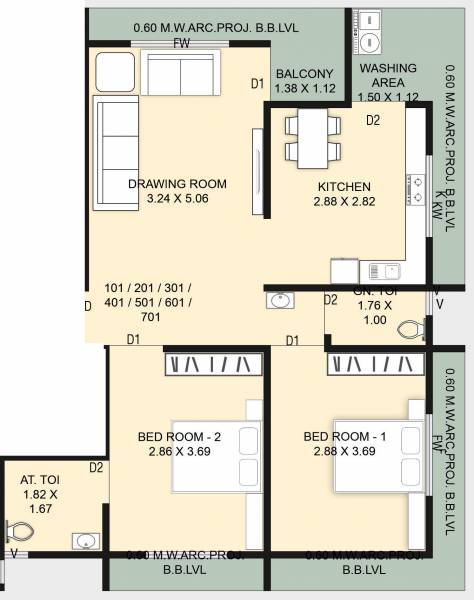  luxuria-gold Floor Plan Floor Plan