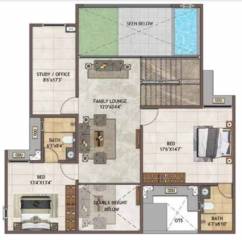  casablanca Floor Plan Upper Level Duplex Plan