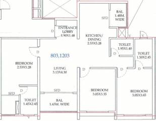 the-solitairee-phase-i Floor Plan Floor Plan