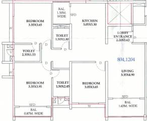  the-solitairee-phase-i Floor Plan Floor Plan