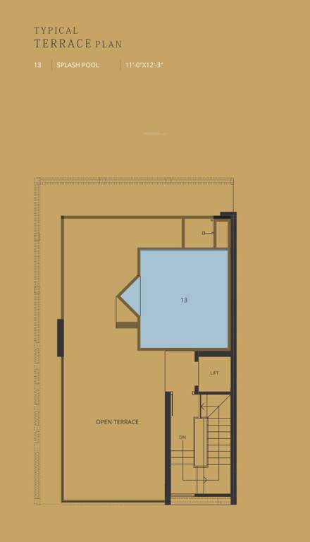  the palace Floor Plan Terrace Floor Plan