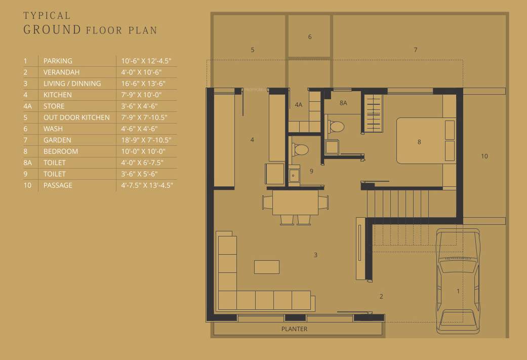 the palace Floor Plan Ground Floor Plan