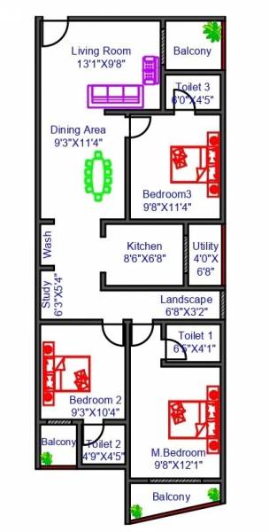  meriton Floor Plan Floor Plan