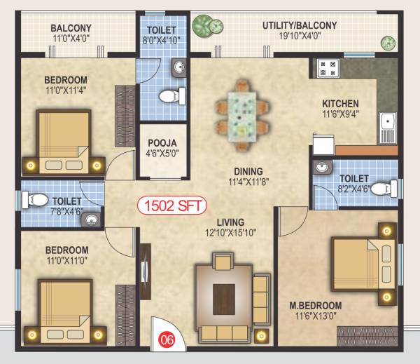  balaji-arunodhaya Floor Plan Floor Plan