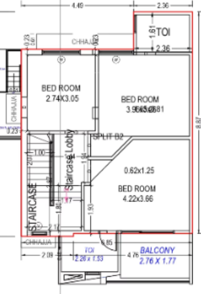  parmanand orchid Floor Plan First Floor Plan