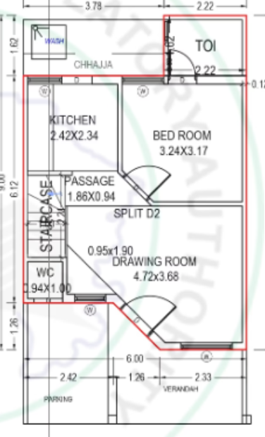  parmanand orchid Floor Plan Ground Floor Plan
