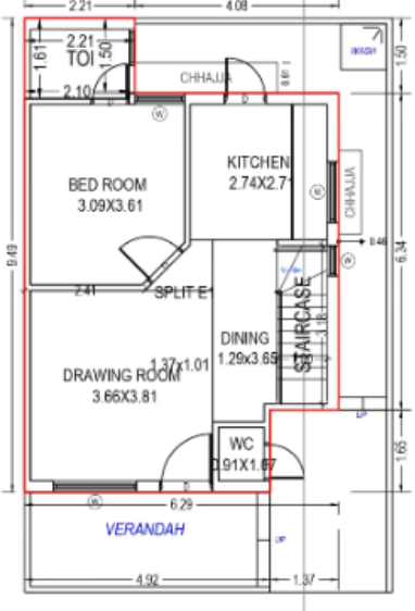 parmanand orchid Floor Plan Ground Floor Plan