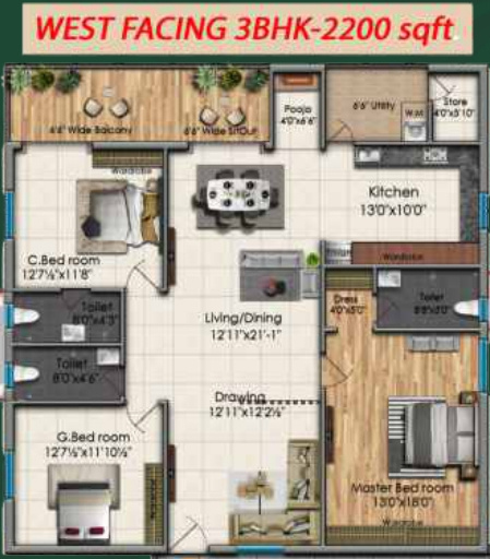  eastern sky Floor Plan Floor Plan
