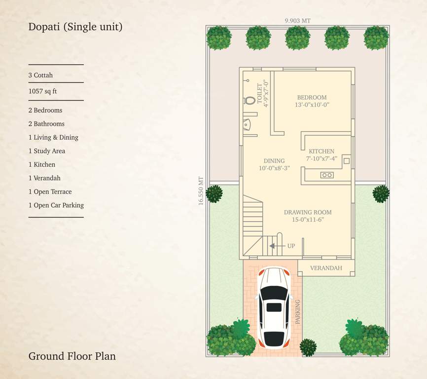 sobuj potro phase ii Floor Plan Ground Floor Plan