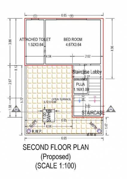 Second Floor Plan sharnam-bliss Floor Plan Second Floor Plan