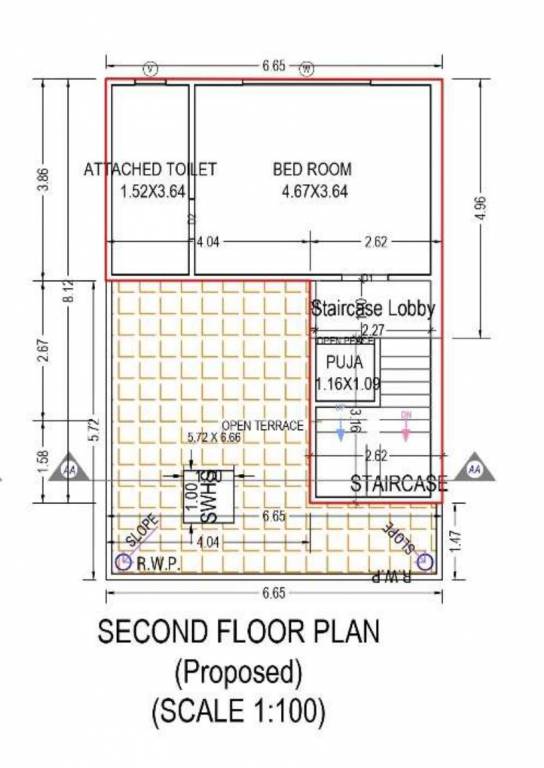 Second Floor Plan sharnam bliss Floor Plan Second Floor Plan