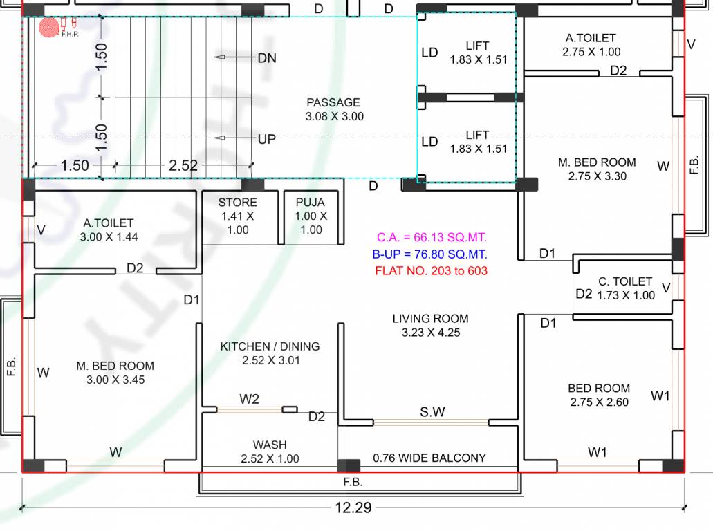  gauri shankar heights Floor Plan Floor Plan