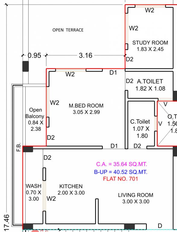  gauri shankar heights Floor Plan Floor Plan