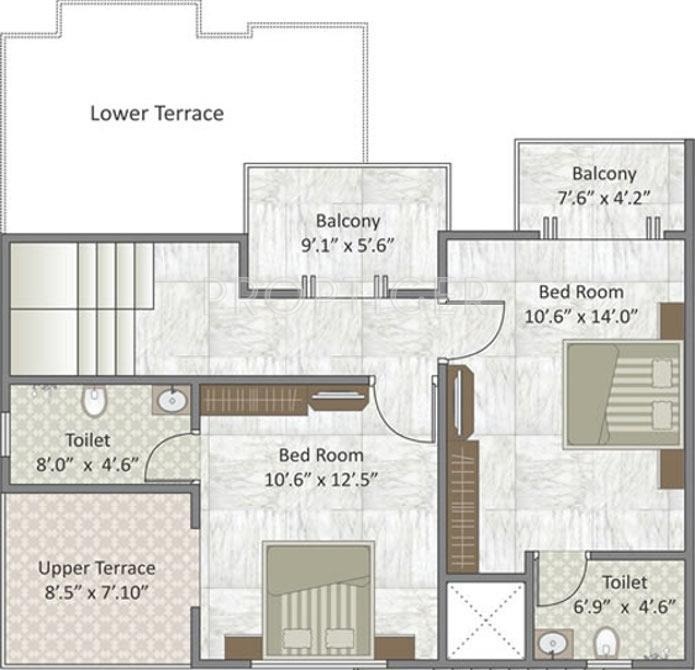 Earth Acropolis 3 (3BHK+3T (1,670 sq ft) 1670 sq ft) Earth Acropolis 3 (3BHK+3T (1,670 sq ft) 1670 sq ft)