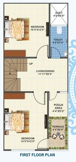  kunj-town Floor Plan First Floor Plan