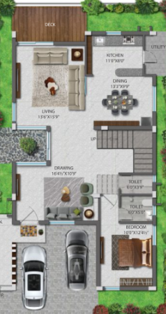  achyuta Floor Plan Ground Floor Plan