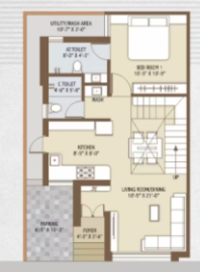  sai villa 6 Floor Plan Ground Floor Plan