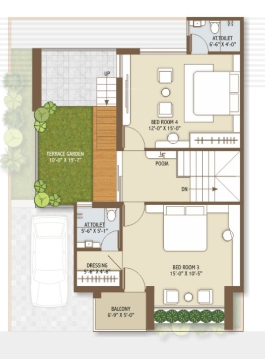 First Floor Plan sai villa 6 Floor Plan First Floor Plan