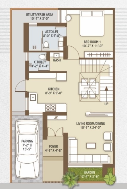  sai villa 6 Floor Plan Ground Floor Plan
