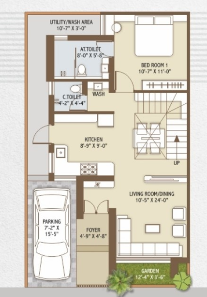  sai villa 6 Floor Plan Ground Floor Plan