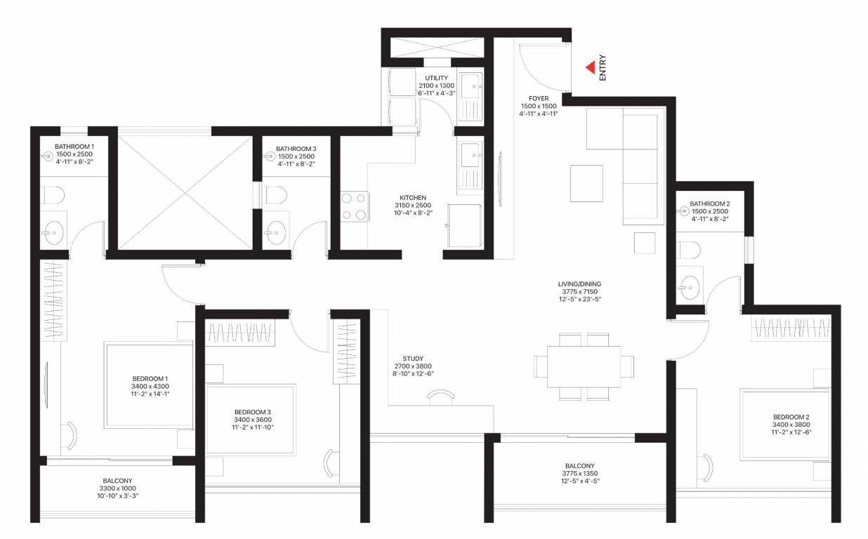 Floor Plan  madison heights townpark phase 1 w5 to 7 Floor Plan Floor Plan