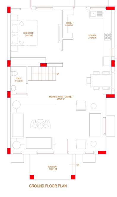  swarit the villas Floor Plan Ground Floor Plan