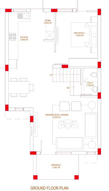  swarit the villas Floor Plan Ground Floor Plan