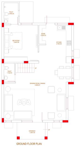  swarit the villas Floor Plan Ground Floor Plan