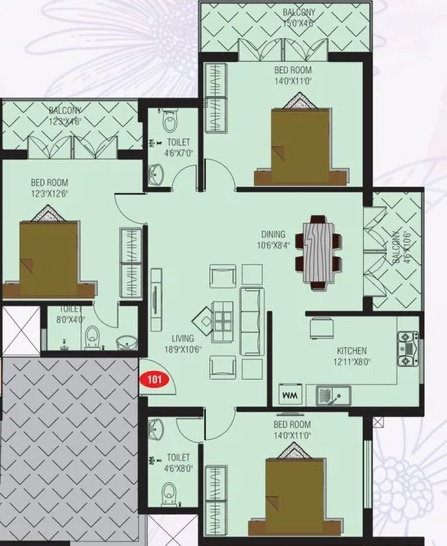 Floor Plan sugandhi-pearl Floor Plan Floor Plan