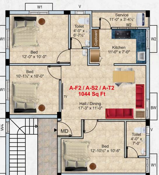  kaavya-nest Floor Plan Floor Plan