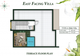 Terrace Floor Plan white-villas Floor Plan Terrace Floor Plan