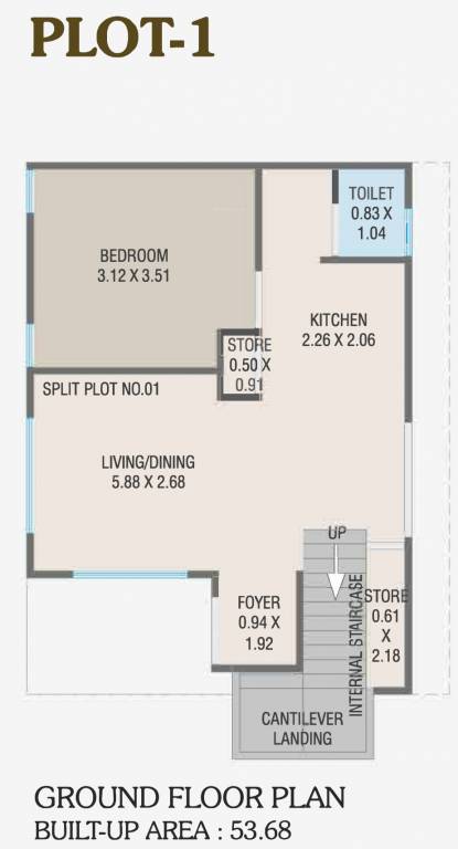  arcadia bungalows Floor Plan Ground Floor Plan