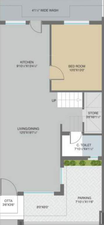  wellanta villa Floor Plan Ground Floor Plan