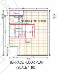 Terrace Floor Plan chandra-villa Floor Plan Terrace Floor Plan