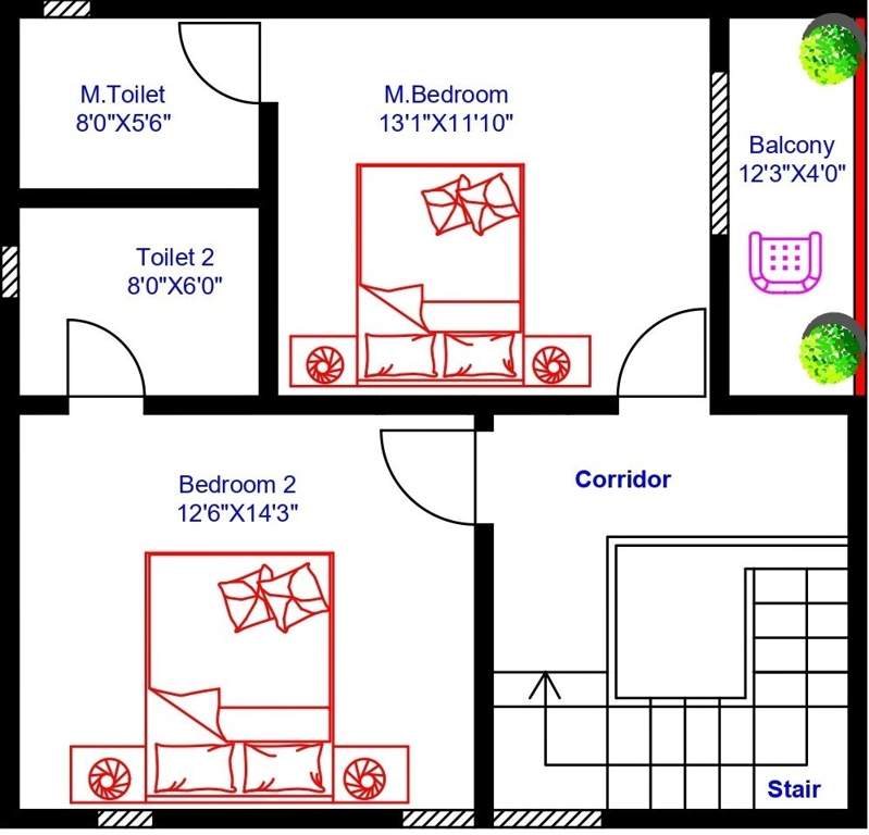  harmony villas Floor Plan First Floor Plan