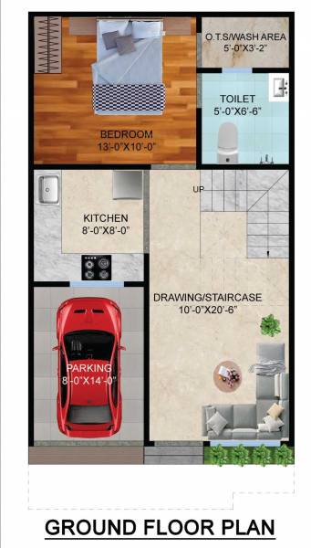 Ground Floor Plan jamston-metro-villas Floor Plan Ground Floor Plan