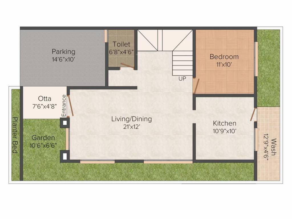  royal village Floor Plan Ground Floor Plan