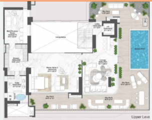 Upper Level Duplex Plan the-emperor Floor Plan Upper Level Duplex Plan