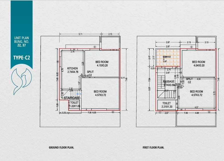 shivalik residency & shivalik heights Floor Plan First Floor Plan