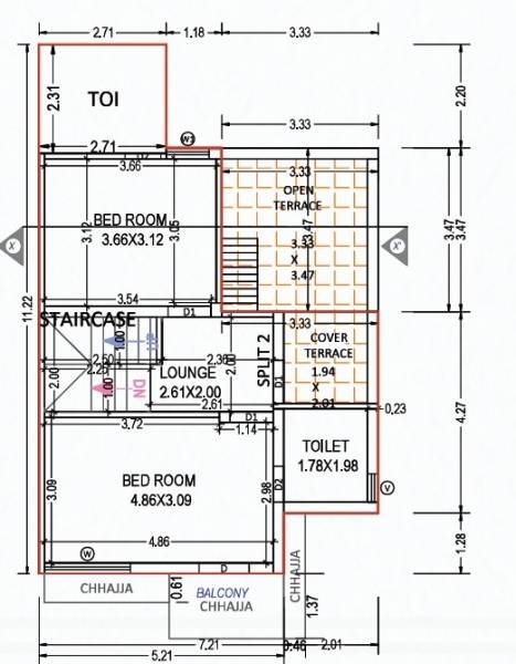  rudrax-green Floor Plan First Floor Plan